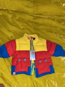Lego Collection x Target Puffer Jacket Baby Boy size NB Newborn Vest Coat NEW 