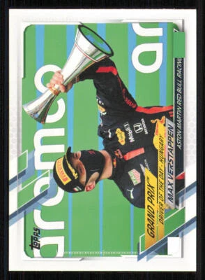 2021 Topps Formula 1 #168 Max Verstappen/Drive of the Day - Image 1 of 2