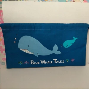Sanrio Big Whale Tale lunch Bag Cotton Bento 1994 vintage old stock - Picture 1 of 7