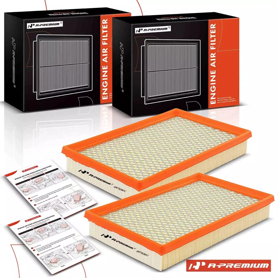 2 воздушных фильтра двигателя для Mercury Villager 1993-2002 Nissan Quest гибкая панель - Изображение 1 из 4