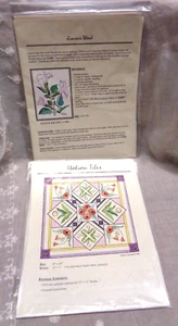 SUSAN R. DuLANEY Lot/2 Applique Patterns JIMSON WEED / ITALIAN TILES - Picture 1 of 6