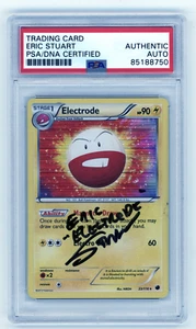 PSA Signed Eric Stuart Electrode Plasma Freeze 33/116 - Picture 1 of 2