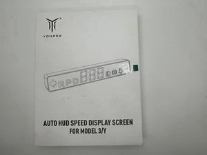 HUD for Tesla Model 3 and Model Y, Head Up Display, HD LCD Digital Speedometer, - Picture 1 of 2