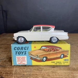 Corgi Toys 234 Ford Consul Classic Car 315 Original With Box - Picture 1 of 20
