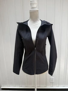 Women’s Lululemon Black Windbreaker Jacket Size 0 - Picture 1 of 6