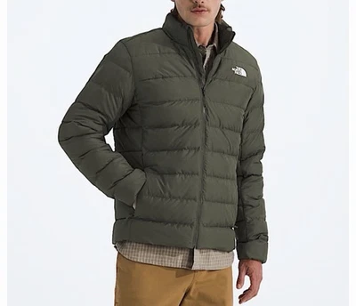 Новый North Face большой Aconcagua 3 пуховик куртка 600 заполнить мужчин 3 X зеленый верхняя одежда - Изображение 1 из 4