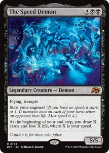 The Speed Demon 0105 ~ Mythic casi nuevo MTG Aetherdrift - Imagen 1 de 1