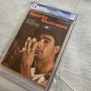 Sandy Koufax First Cover FC SPORTS ILLUSTRATED March 4, 1963 NEWSSTAND CGC 7.5 - Picture 1 of 8