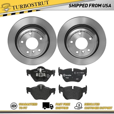 Комплект тормозных колодок задних тормозных дисков Brembo Prime для 2007 2008 BMW 328xi - Изображение 1 из 4