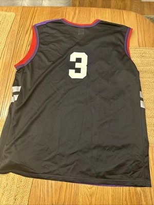 Camiseta deportiva de baloncesto vintage de los 90 campeones de la NBA Toronto Raptors #3 48 (negra/púrpura) Foto 1 de 4