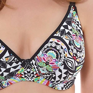Freya Zodiac AS3922 WP Underwired Padded Plunge Bikini Top Multi (MUI) 30D - Picture 1 of 1