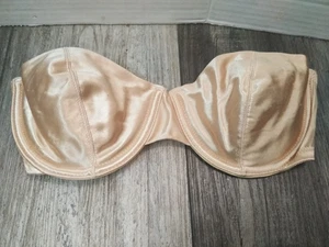 VTG. 90'S Victoria Secret Strapless Second Skin Bra #7832 Copper Satin 34B NWT - Picture 1 of 14