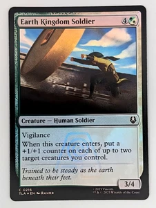 (Foil) Earth Kingdom Soldier (216) Avatar: The Last Airbender Mtg NM - Bild 1 von 2