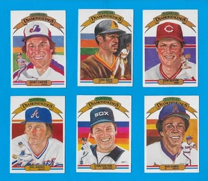1982 Donruss Diamond Kings Hall of Fame 6-card Lot - Seaver, Carew, Ozzie, Fisk - Picture 1 of 2