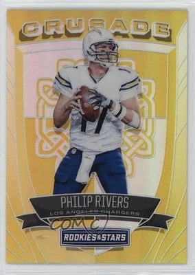 2017 Panini Rookies & Stars Crusade Gold /10 Philip Rivers #47 - Image 1 of 2