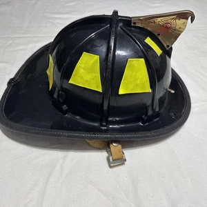 Vintage Black Cairns 880 Fire Helmet - Picture 1 of 11