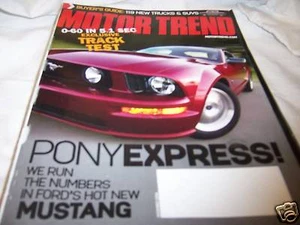Motor Trend Magazine 11/2004 New Mustang - Bild 1 von 1