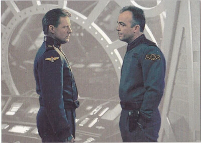 BABYLON 5 1995 FLEER SKYBOX ULTRA PRISMATIC FOIL INSERT CARD PF3 2 OF 8 Old Frie - Image 1 of 2