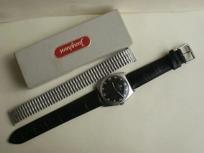 Junghans 620.00 hand winding steel men's mechanical 17jewels vintage wrist watch - Image 1 of 4