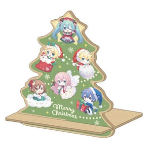 Hatsune Miku XMAS 2023 Wooden Christmas Tree Stand - Picture 1 of 1