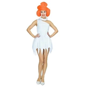 Adults Wilma Flintstone 70s TV Cartoon Flintstones Caveman Fancy Dress Costume - Picture 1 of 8