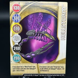 Bakugan HELLSTORM Metal Gate Card GOLD 2008 BA455-GA-SM-GBL-16 16/48i - Picture 1 of 7