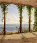 Sea View from Southcliff Shelter, Felixstowe, Suffolk –1903 watercolour painting