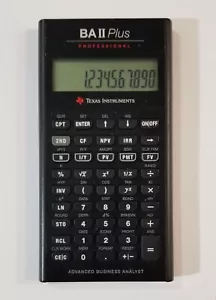 Texas Instruments BA II Plus professioneller Finanzrechner Top - Bild 1 von 5