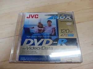 JVC DV-Rs 16X High Speed, 120 Min., 4.7 GB Sealed - Picture 1 of 10