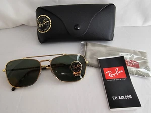 Occhiali da sole Ray Ban RB3636 nuovi lenti Caravan G-15 protezione UV NUOVI CON CUSTODIA - Foto 1 di 23