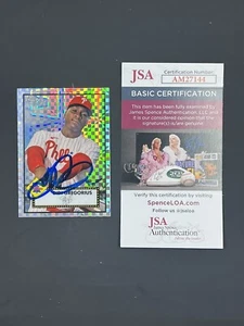 Didi Gregorius Signed 2021 Topps Chrome Anniversary IP Auto JSA Phillies - Picture 1 of 2