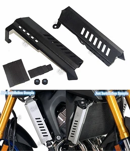 Radiator Side Guard Cover Black For YAMAHA FZ-09 MT-09 Tracer FJ-09 XSR900 RN29 - Picture 1 of 12