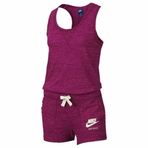 Nike Girl's SPORTSWEAR VINTAGE ROMPER Sport Fuchsia/Sail AA5068 607 Size L, XL - Picture 1 of 2