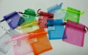 mini mesh drawstring bags