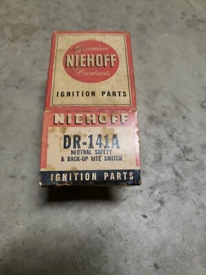  NORS NIEHOFF DR-141A NEUTRAL SAFETY SWITCH/BACK UP LITE SWITCH FOR 50'S CHEVY ? - Image 1 of 4