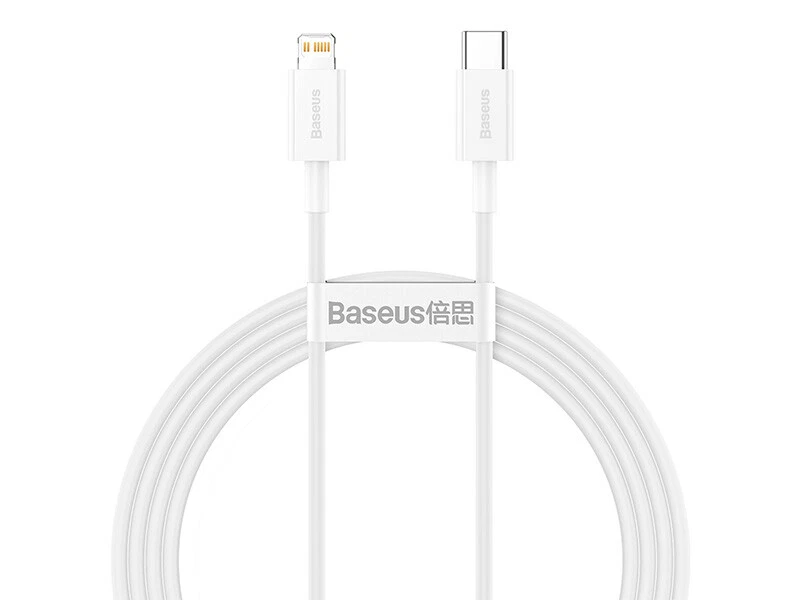 Original Baseus 8-Pin Schnellladekabel 20W für iPhone 12 / 12 Mini / 12 Pro Max - Bild 1 von 1