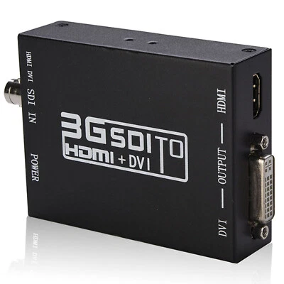 SD-SDI/ HD-SDI/3G-SDI 1080p 48KHz 3G SDI to HDMI+DVI Converter - Image 1 of 4
