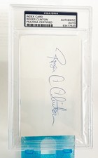 Roger Clinton Autographed PSA DNA Authenticated Index Card  Presidential Brother