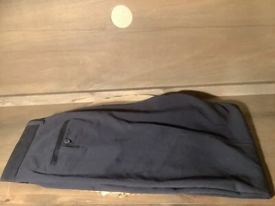 Bolle Golf Pants Mens Size 36 BLACK Pleated Cuffed DRESS PANTS INSEAM 29.5 Foto 1 de 4