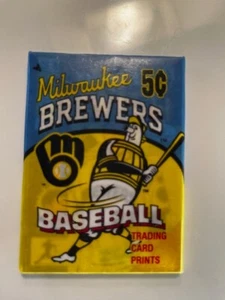 Milwaukee Brewers Baseball Trading Cards Color Comic Prints by Pop Fly Pop Shop - Picture 1 of 3