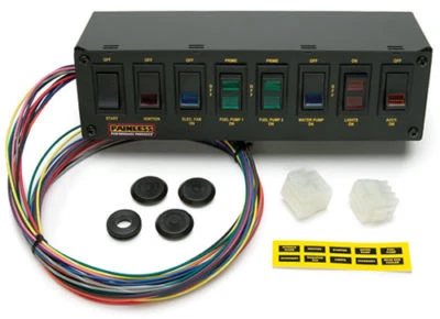 Painless Performance 50202 Switch Panels 10.75 in Wide, 3 in Tall, 8 Switches - Image 1 of 3