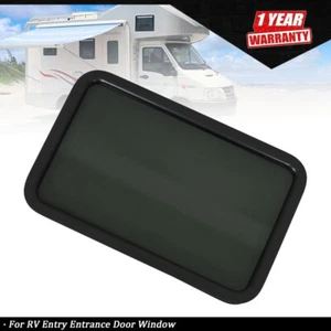 Trailer Camper Motorhome w/ Tinted Glass 12" × 21" RV Entry Entrance Door Window - Picture 1 of 10