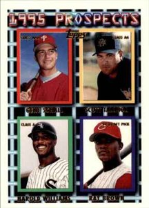 1995 Topps Gene Schall/Scott Talanoa/Harold Williams/Ray Brown Baseball Cards