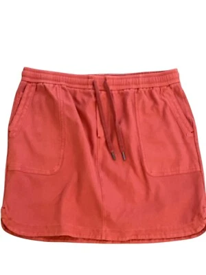 Athleta Womens Farallon Tech Skirt Sz L Stretch Salmon Fleece - Image 1 of 4