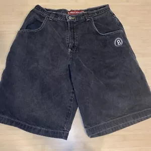 Vintage JNCO 8 Ball Jeans Denim Shorts Größe 34 Y2K 90er - Bild 1 von 12