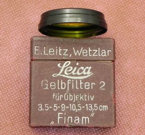 Leica Figam early type B Gelbfilter No.2 Filter for Leica 1 ............ Minty  - Picture 1 of 9