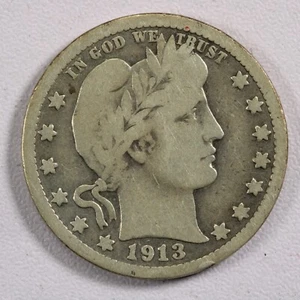 1913 Barber Quarter - VG - Picture 1 of 2