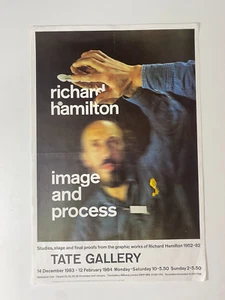 Richard Hamilton original 1984 Tate gallery LONDON Exhibition poster - Picture 1 of 6