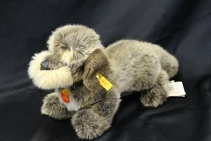 Peluche bassotto Steiff Raudi 078590 bottone ed etichetta collare verde originale Germania - Foto 1 di 10