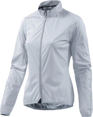 Adidas Ladies Bike Jacket Infinity Winjkw Grey Breathable - Image 1 of 2